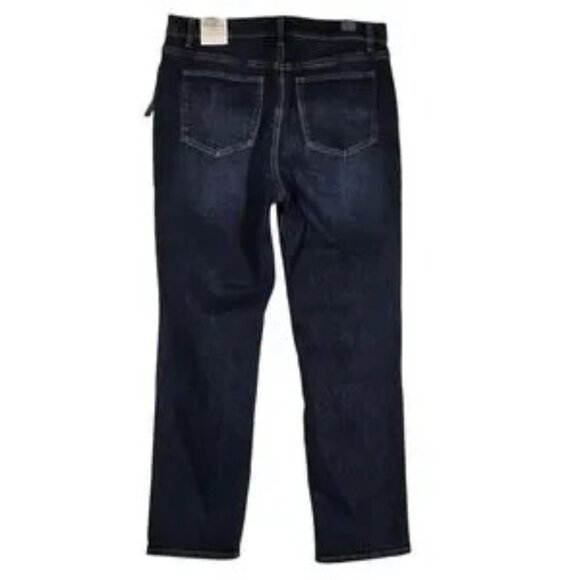Talbots Straight Leg Jeans Dark Wash Size 12 New - Picture 6 of 10